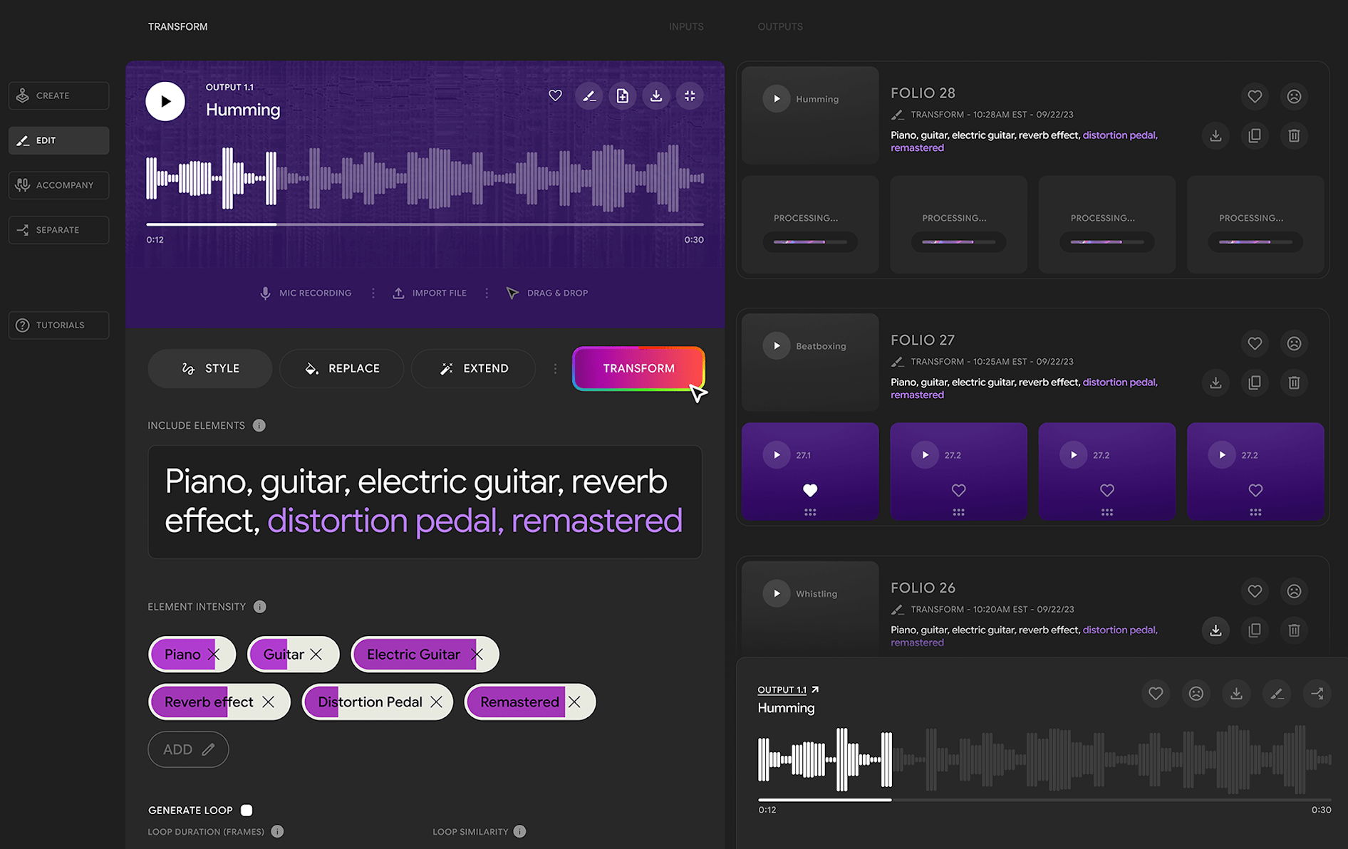 DeepMind's Lyria Interface