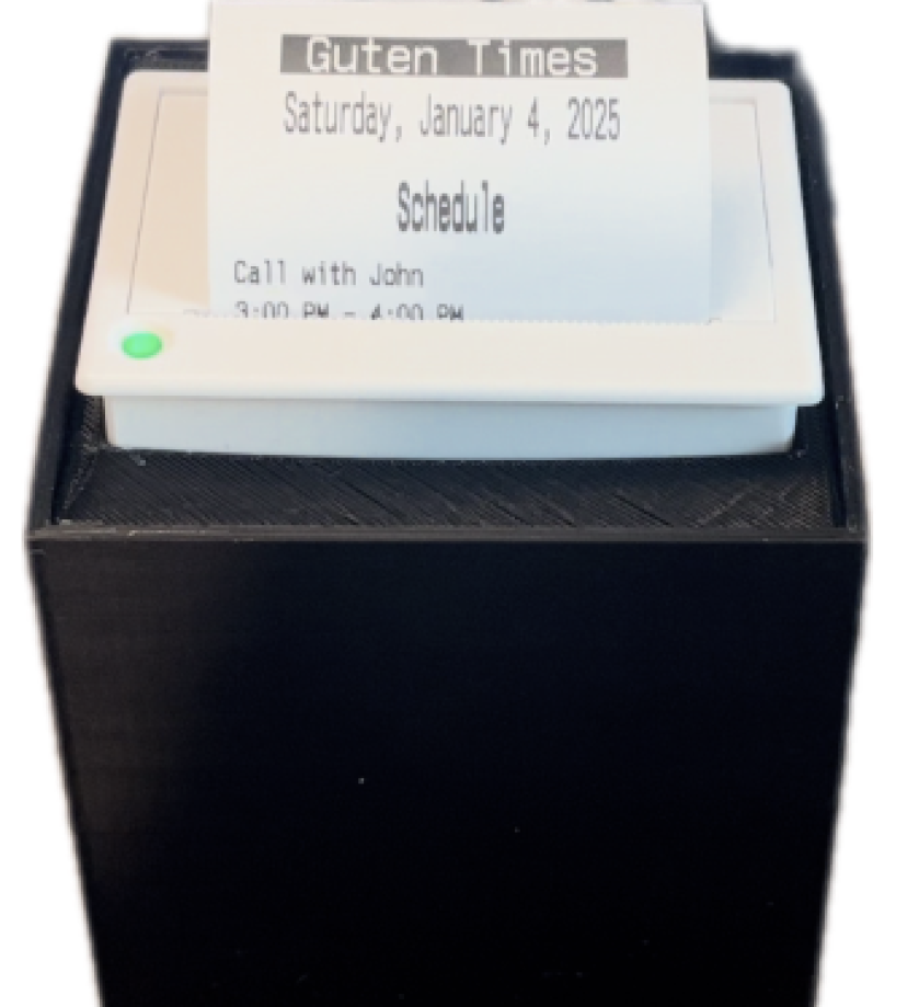 Guten: A tiny newspaper printer