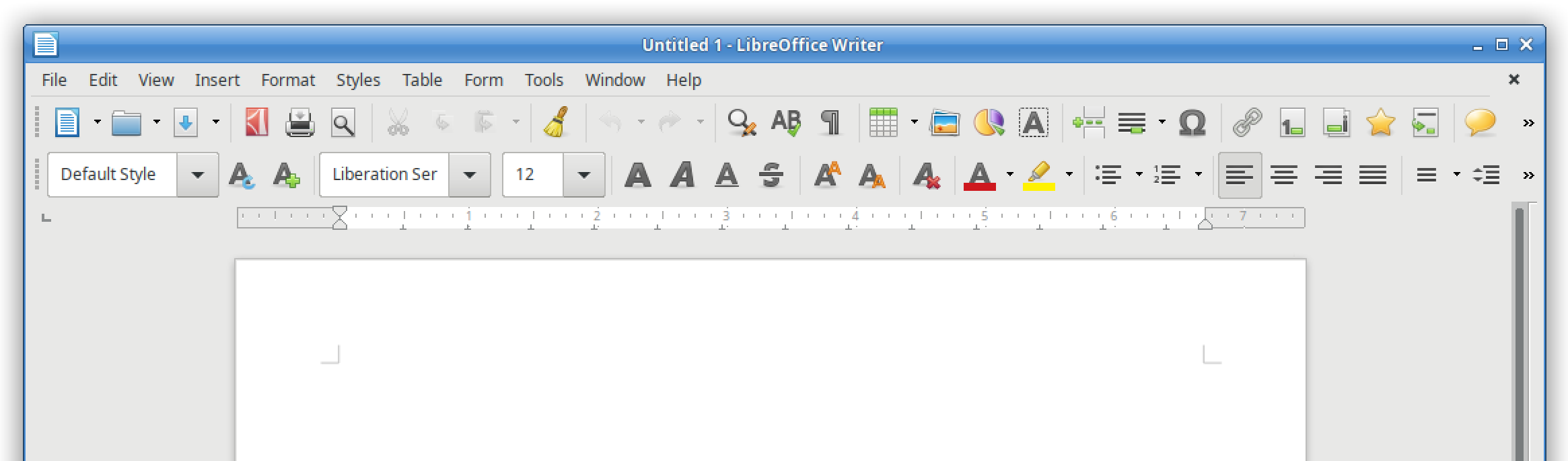 LibreOffice Interface