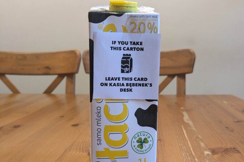Milk Kanban