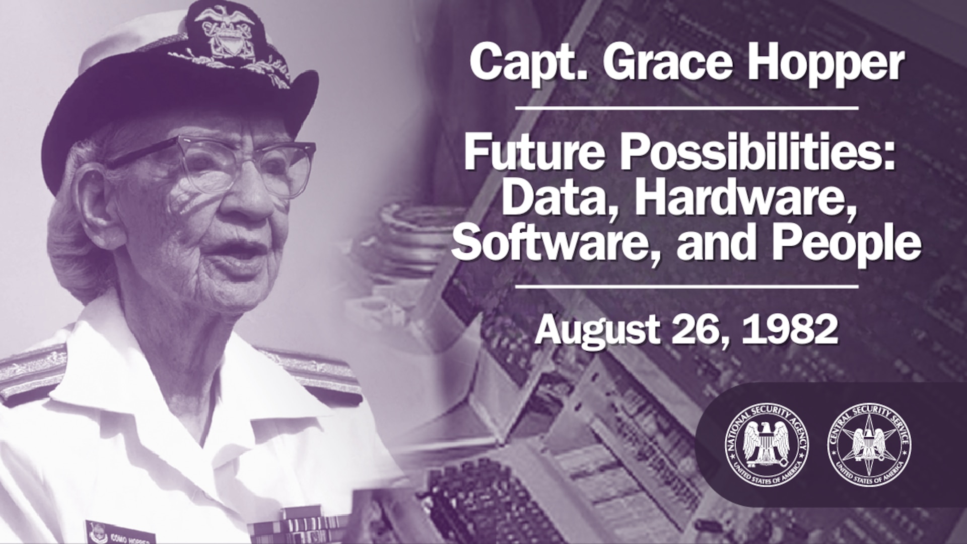 Grace Hopper 1982 讲座