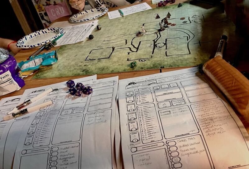 Dungeons & Dragons helps autistic players in social interactions