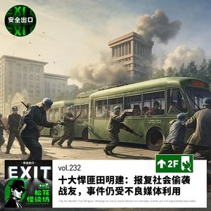 vol.232 十大悍匪田明建：报复社会偷袭战友，事件仍受不良媒体利用