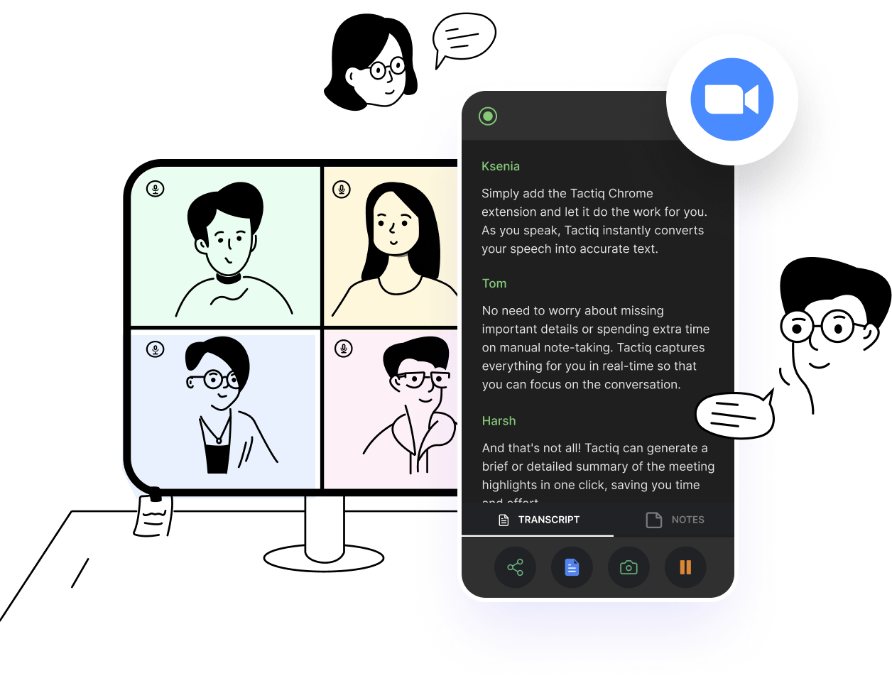AI note taker Zoom meetings 配图