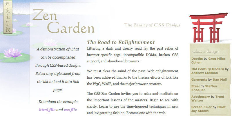 CSS Zen Garden
