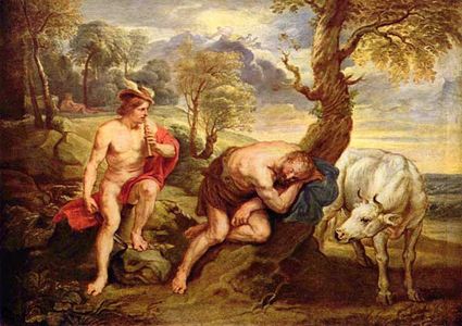 Ancient Greek Myths - 53 Hermes And Argus (Up)