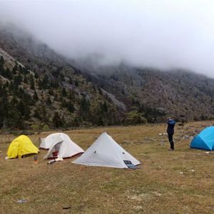 贡嘎雪山：在登山起点队友说心跳过快