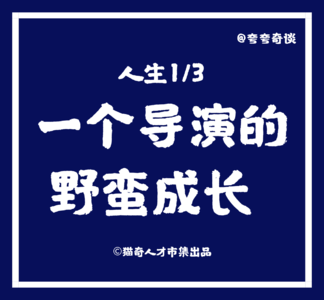 V33 人生1/3 | 一个导演的野蛮成长