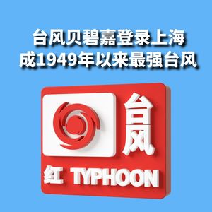 台风“贝碧嘉”以14级风力强度登陆，成为1949年以来袭击上海的最强台风！