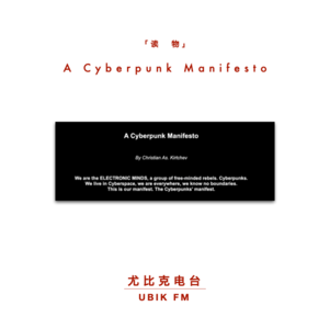 读物丨A Cyberpunk Manifesto