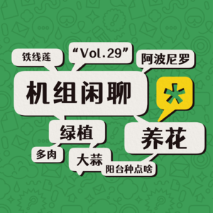 春天到，种花草，机组闲聊Vol.29