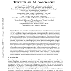 【第235期】AI co-scientist：AI协作科学家