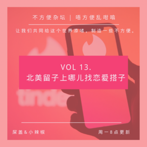 Vol 13. 北美留子上哪儿找恋爱搭子