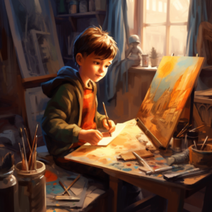 按照这个节奏，我可能会当上美术家。