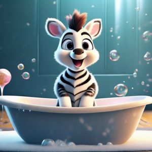 每天睡前故事55 | 小斑马爱洗澡:一个关于卫生的故事