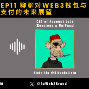 11. 和Account Labs CEO Lixin聊聊「对web3钱包与支付的未来展望」