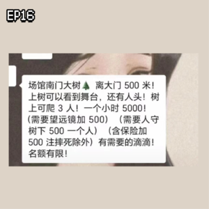 EP16 失敬失敬，现在城里人都在树上看演唱会了？