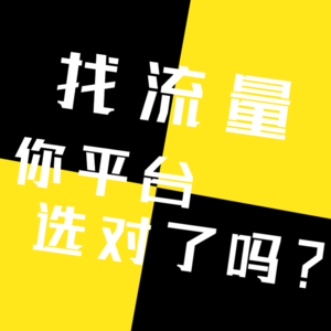 vol.308:【笨蛋友问】找流量，你平台选对了吗？