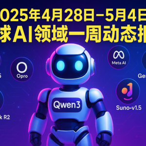 2025年4月28日—5月4日全球AI领域一周动态报告