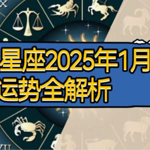 十二星座2025一月注意事项全解析