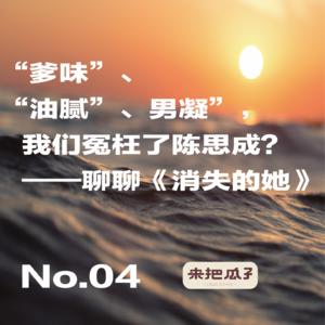 No.004-​“爹味”、“油腻”、“男凝”，我们冤枉了陈思诚？——聊聊《消失的她》