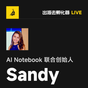 出海去 EP39 | Sandy: Al Notebook App 联合创始人