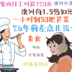 开素餐厅，在澳洲农场打工，市集卖烘焙，广州西关小姐活得好自在！