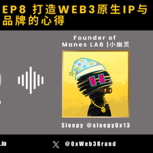 8. 和小幽灵创始人 Sleepy 聊「打造Web3原生IP与品牌的心得」