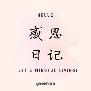 感恩日记: 爱包围着我