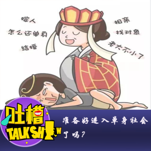 准备好进入单身社会了吗？[吐槽脱口秀]
