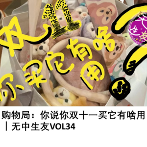 购物局：你说你双十一买它有啥用｜无中生友VOL35