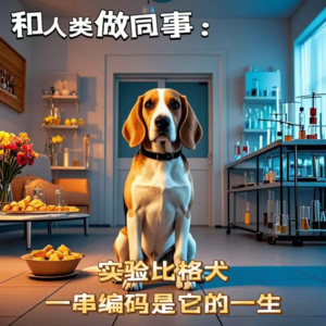 cover of episode EP.25 |【和人类做同事】系列：实验比格犬，一串编码就是它的一生！(下)