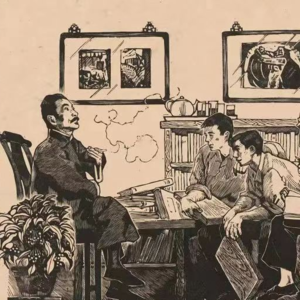 037–鲁迅爱美术胜过爱文学