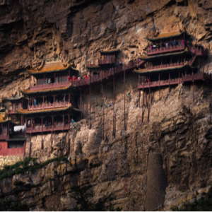 <西游记番外篇之景点推荐 1 >悬空寺 - The Hanging Temple (Xuankong Temple)