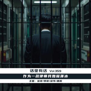 作为一名律师我如履薄冰【话里有话vol-359】