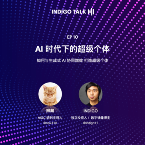 INDIGO TALK / AI 时代下的超级个体 - EP10