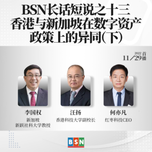 BSN长话短说之十三-香港与新加坡在数字资产政策上的异同 下