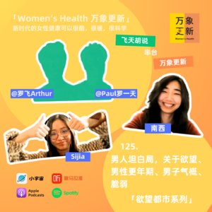 125｜男人坦白局，关于欲望、男性更年期、男子气概、脆弱｜欲望都市系列