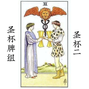 圣杯二—爱，结合，伙伴｜烛光晚餐吃起来，交杯酒喝起来!