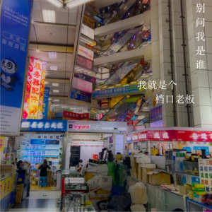 别问我是谁,我就是一个档口老板