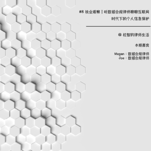 #8 执业观察｜听数据合规律师聊聊互联网时代下的个人信息保护