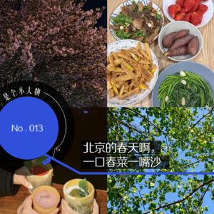 Vol.13 北京的春天啊，一口春菜一嘴沙
