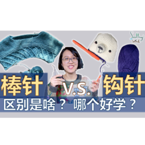 Ep7. 棒针与钩针: 区别是什么?哪个更好学?+近期钩织分享【小禾唠编织】