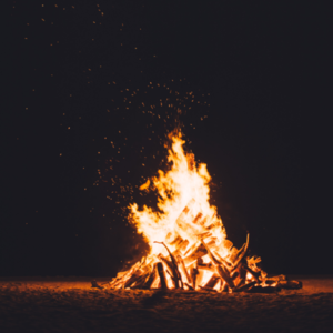 Sitting by Fire