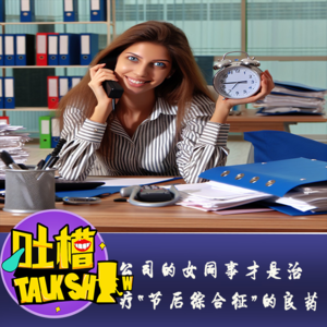 公司的女同事才是治疗“节后综合征”的良药！[吐槽脱口秀]