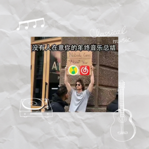 后宫音乐会：网易云QQ音乐年度大总结！我在乎你的年度歌单！
