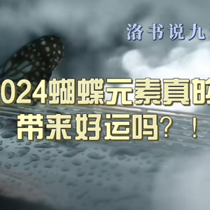 洛书说九运（一）：2024蝴蝶元素真的能带来好运嘛？