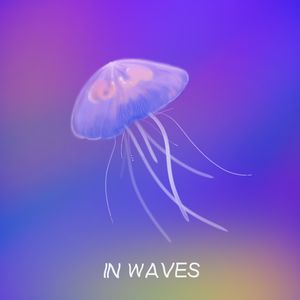 In waves 发光水母