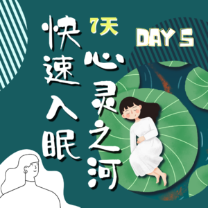 睡前冥想引导(女声)|7天快速入眠DAY5 思绪之河放松冥想 消除疲劳解除失眠