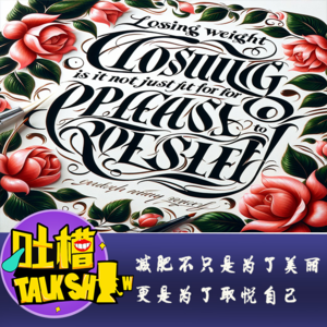 减肥不只是为了美丽，更是为了取悦自己！[吐槽脱口秀]